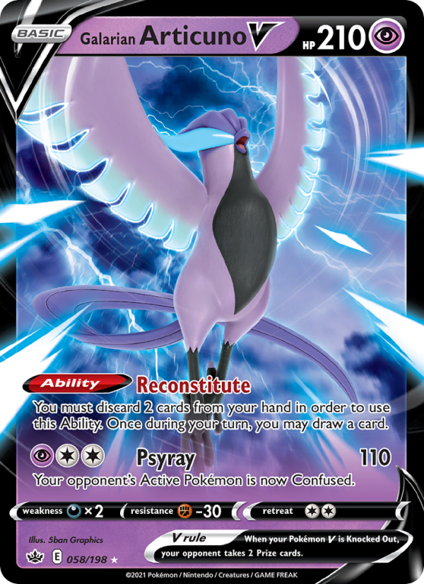 Image for card Galarian Articuno V