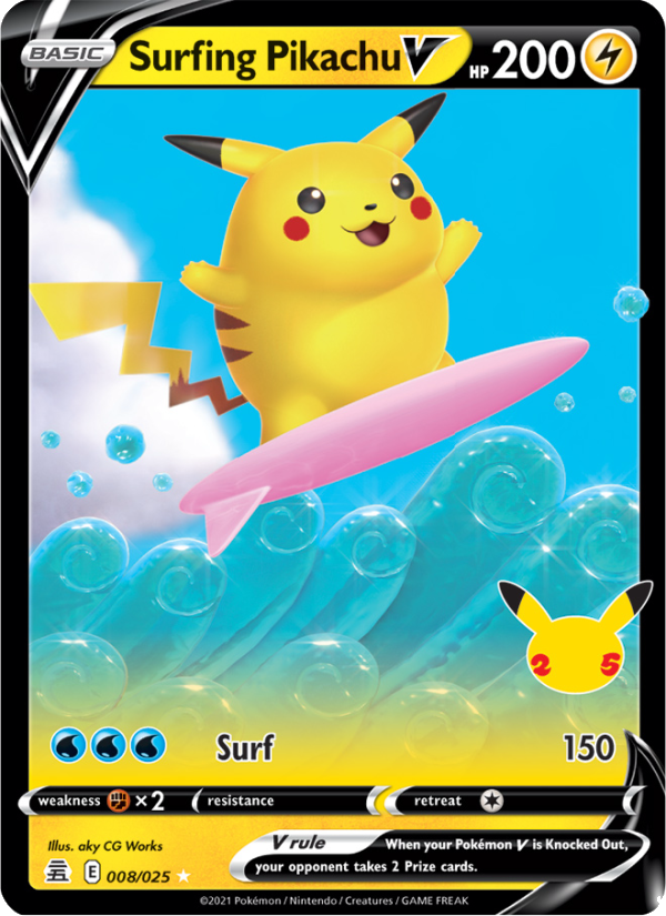 Image for card Surfing Pikachu V