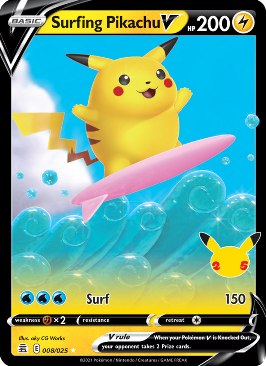 Image for card Surfing Pikachu V
