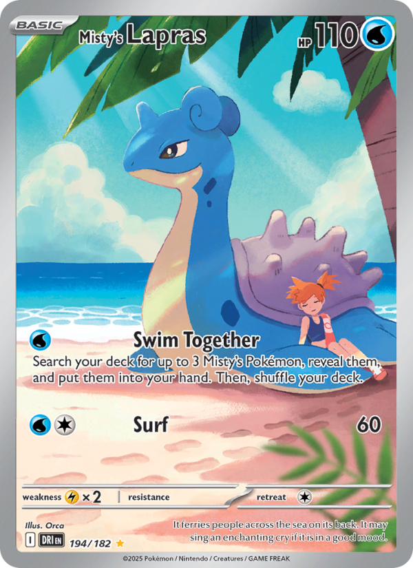 Image for card Misty's Lapras