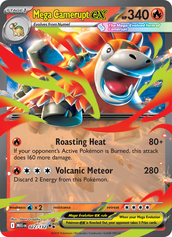 Image for card Mega Camerupt ex