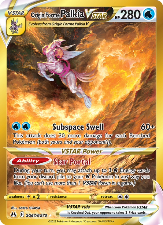 Image for card Origin Forme Palkia VSTAR