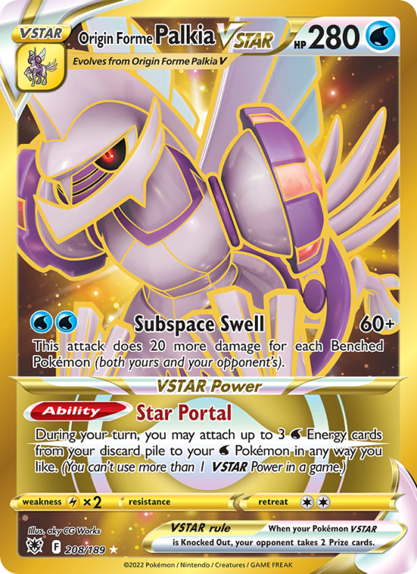 Image for card Origin Forme Palkia VSTAR