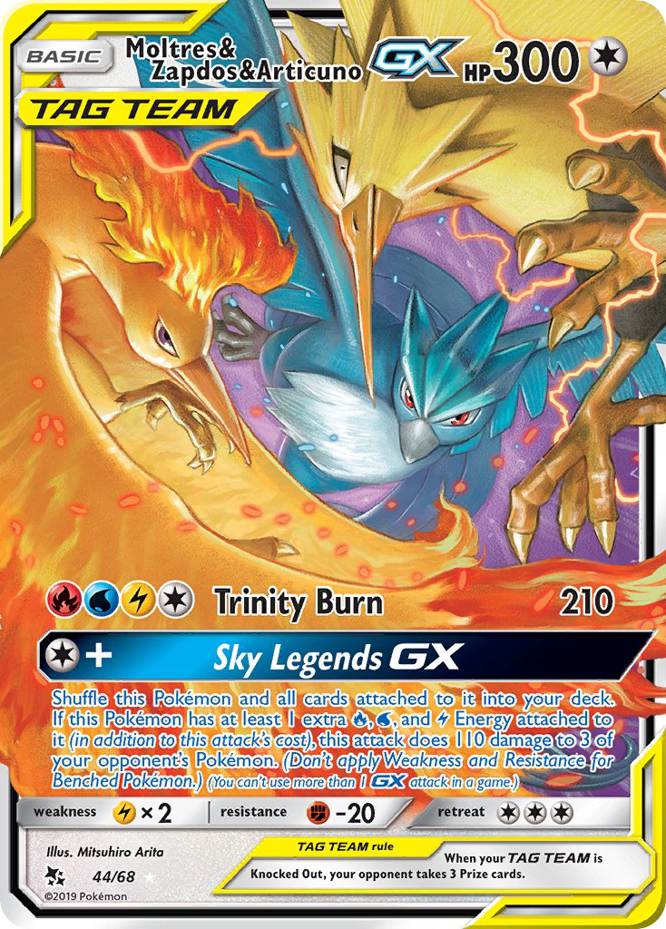 Image for card Moltres & Zapdos & Articuno GX