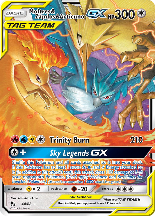 Image for card Moltres & Zapdos & Articuno GX