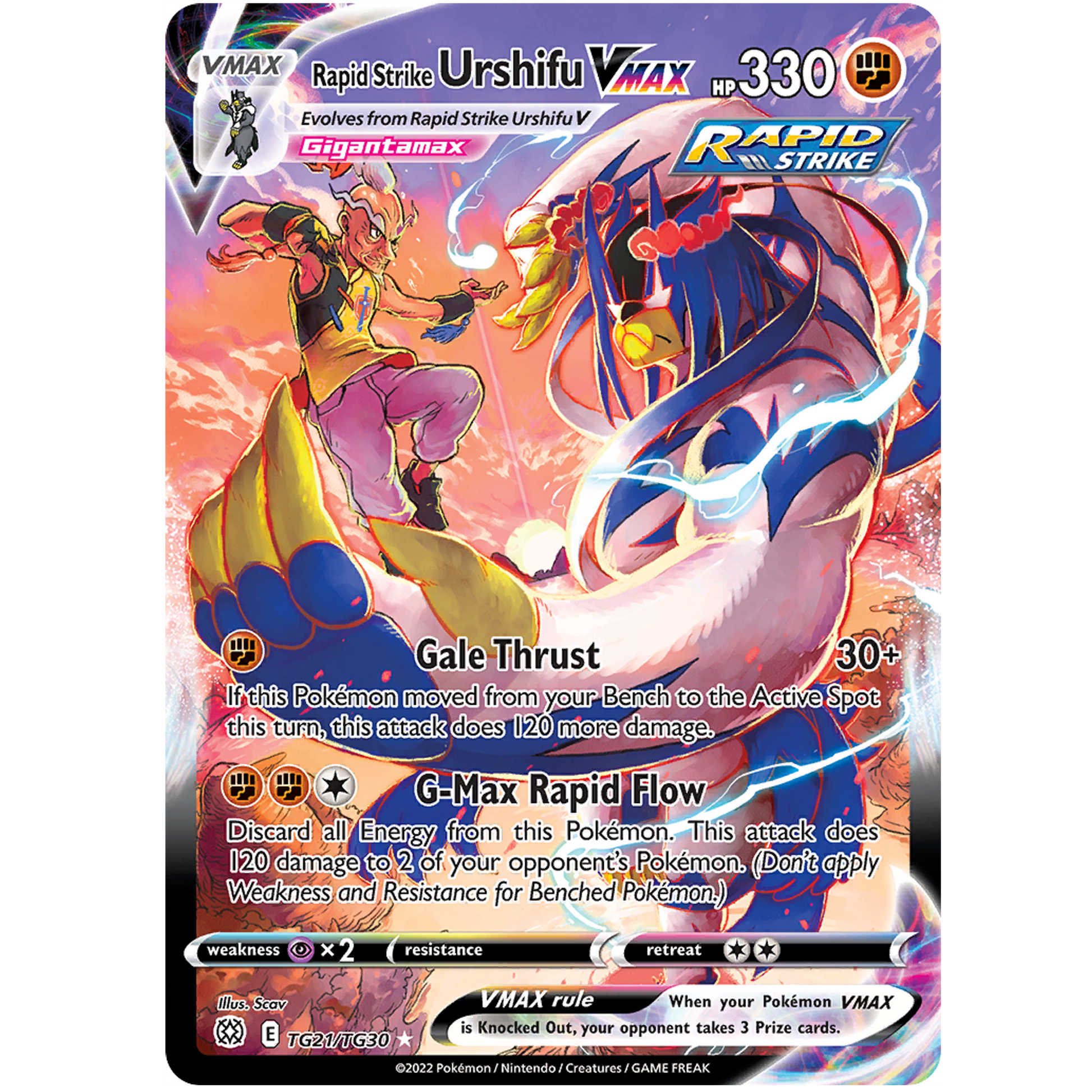 Image for card Rapid Strike Urshifu VMAX