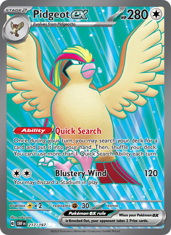 Image for card Pidgeot ex