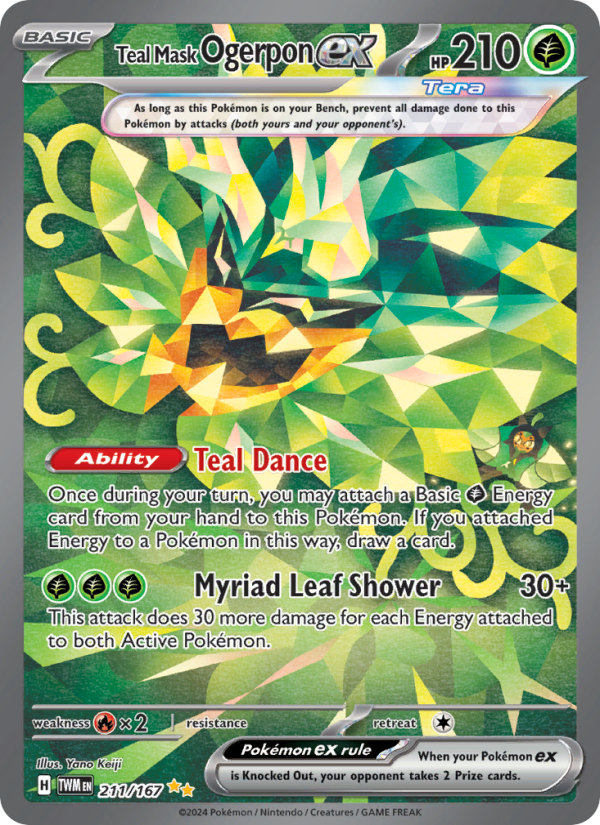 Image for card Teal Mask Ogerpon ex